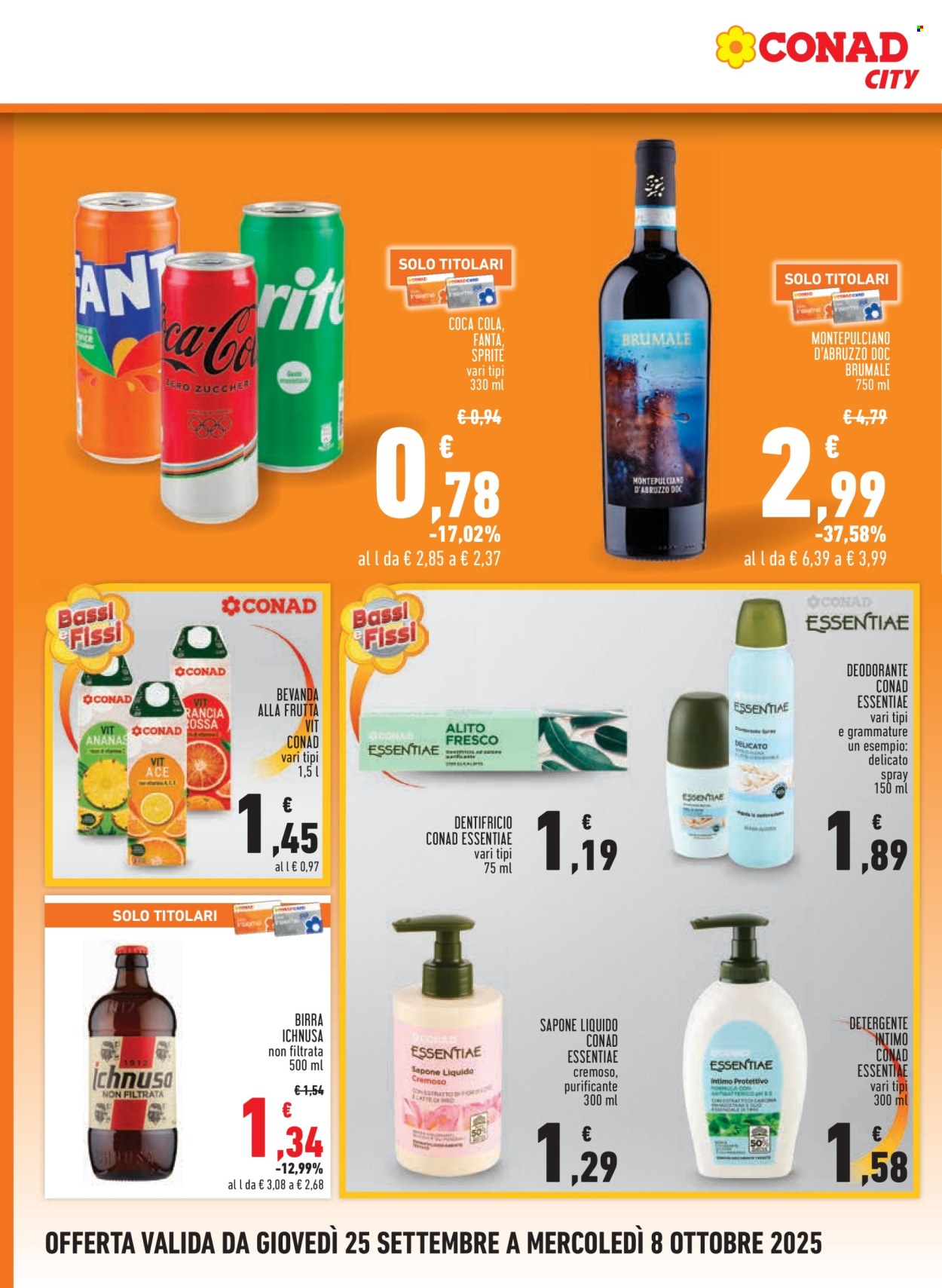 Volantino Conad - 25/9/2025 - 8/10/2025. Pagina 12