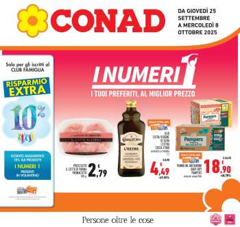 Volantino Conad - 25/9/2025 - 8/10/2025.