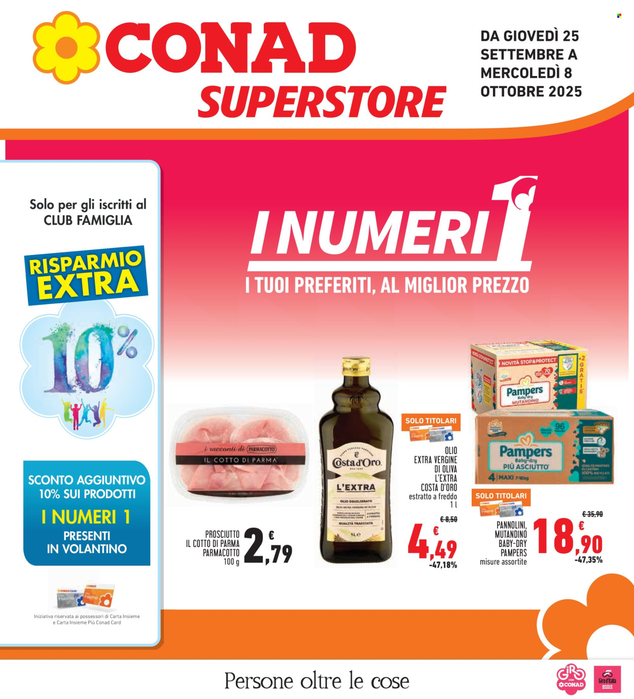 Volantino Conad - 25/9/2025 - 8/10/2025. Pagina 1