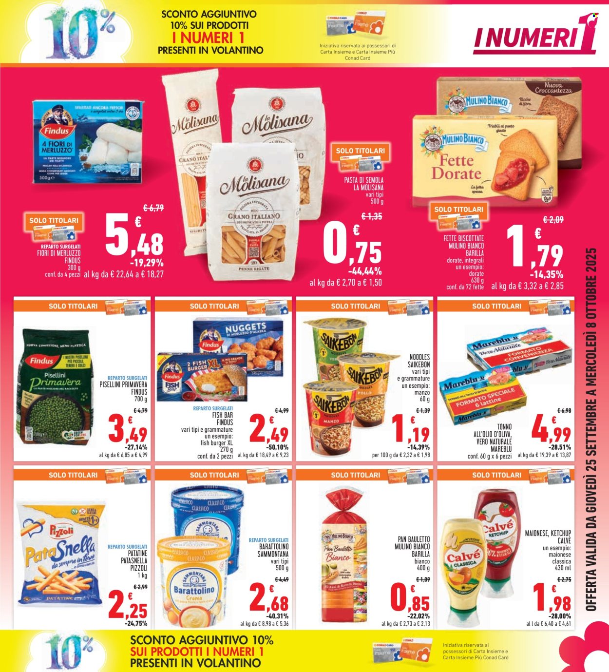 Volantino Conad - 25/9/2025 - 8/10/2025. Pagina 3