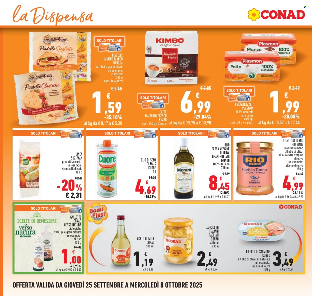 Volantino Conad - 25/9/2025 - 8/10/2025. Pagina 14