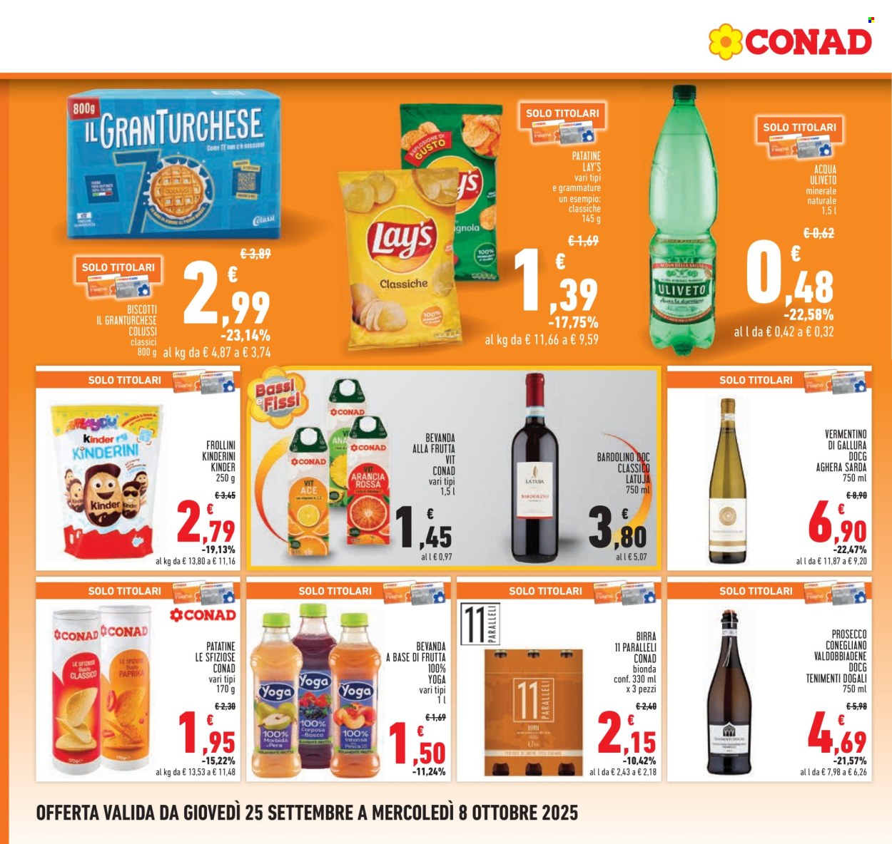 Volantino Conad - 25/9/2025 - 8/10/2025. Pagina 16