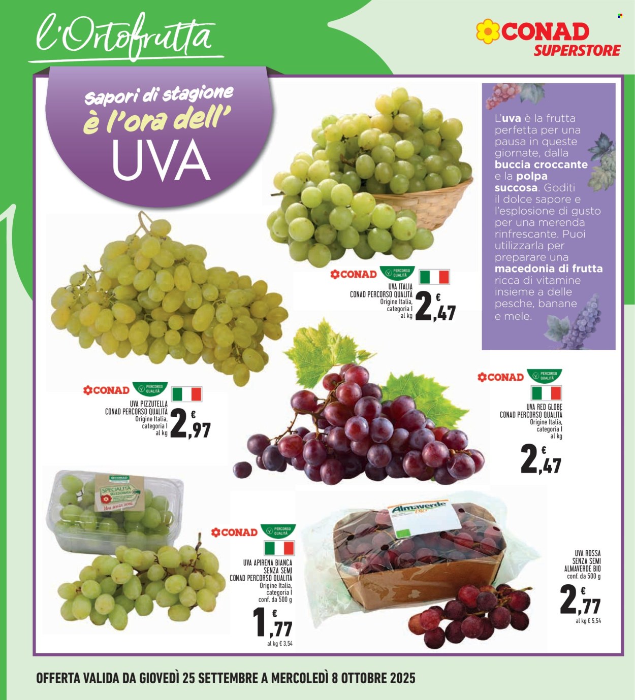 Volantino Conad - 25/9/2025 - 8/10/2025. Pagina 8
