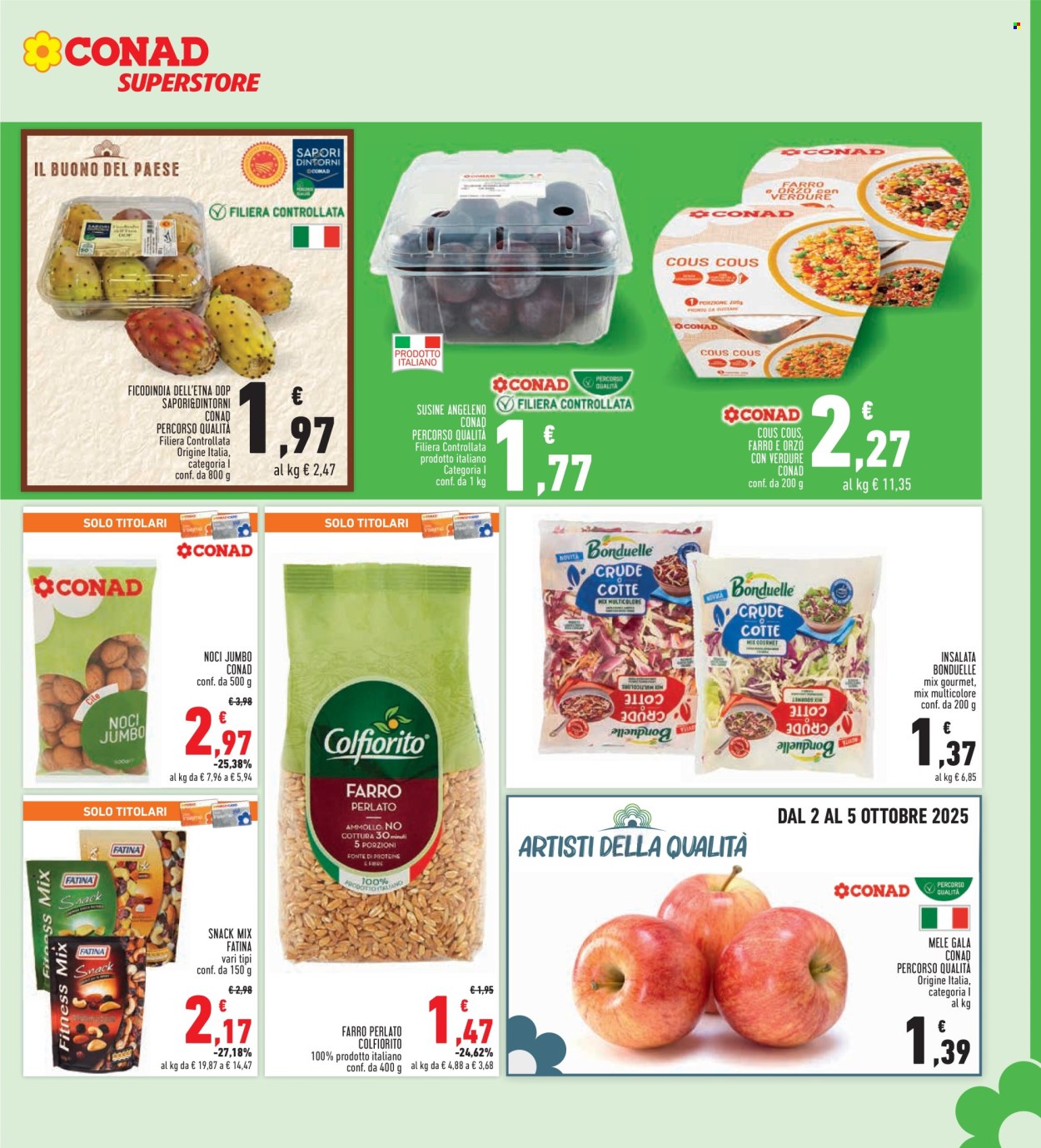 Volantino Conad - 25/9/2025 - 8/10/2025. Pagina 9