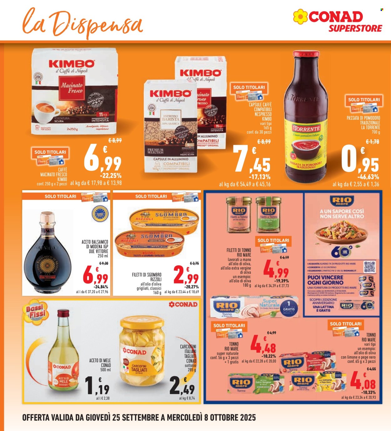 Volantino Conad - 25/9/2025 - 8/10/2025. Pagina 18