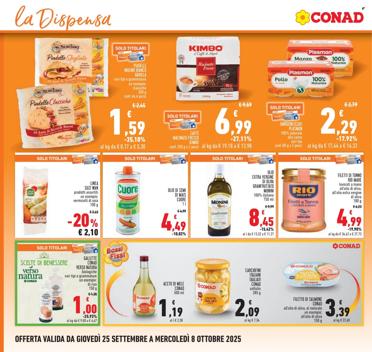 Volantino Conad - 25/9/2025 - 8/10/2025. Pagina 14