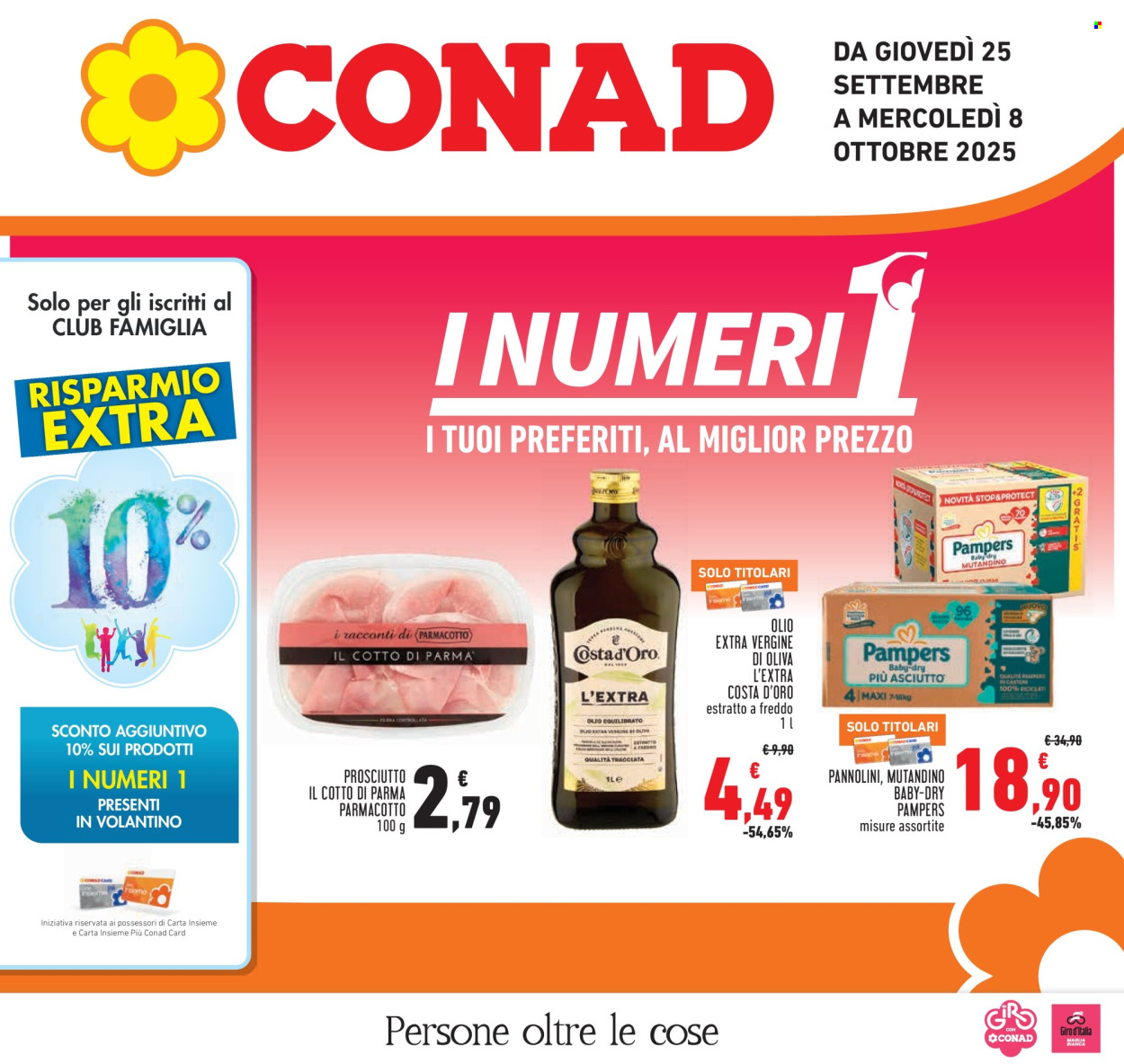 Volantino Conad - 25/9/2025 - 8/10/2025. Pagina 1