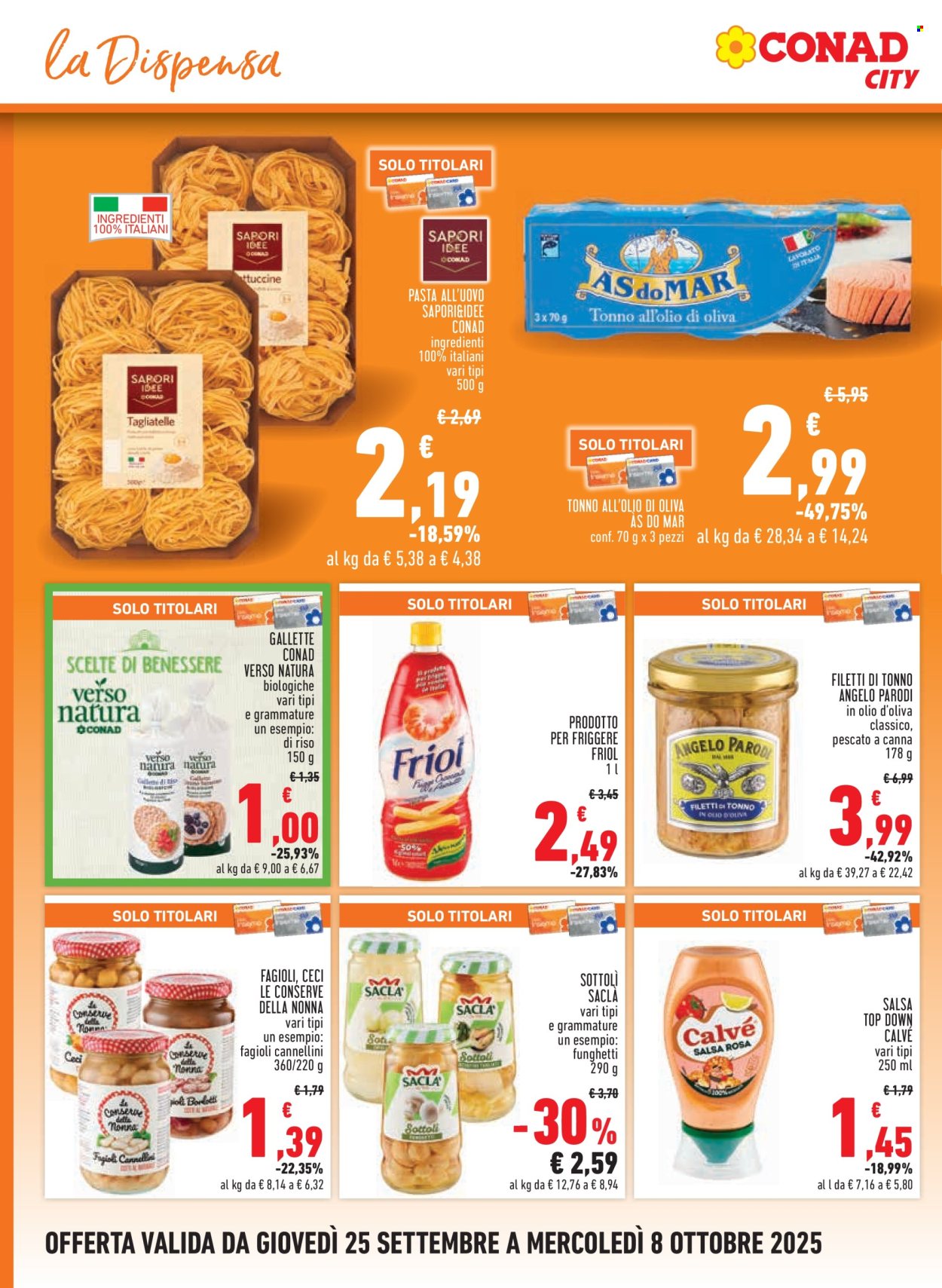 Volantino Conad - 25/9/2025 - 8/10/2025. Pagina 10