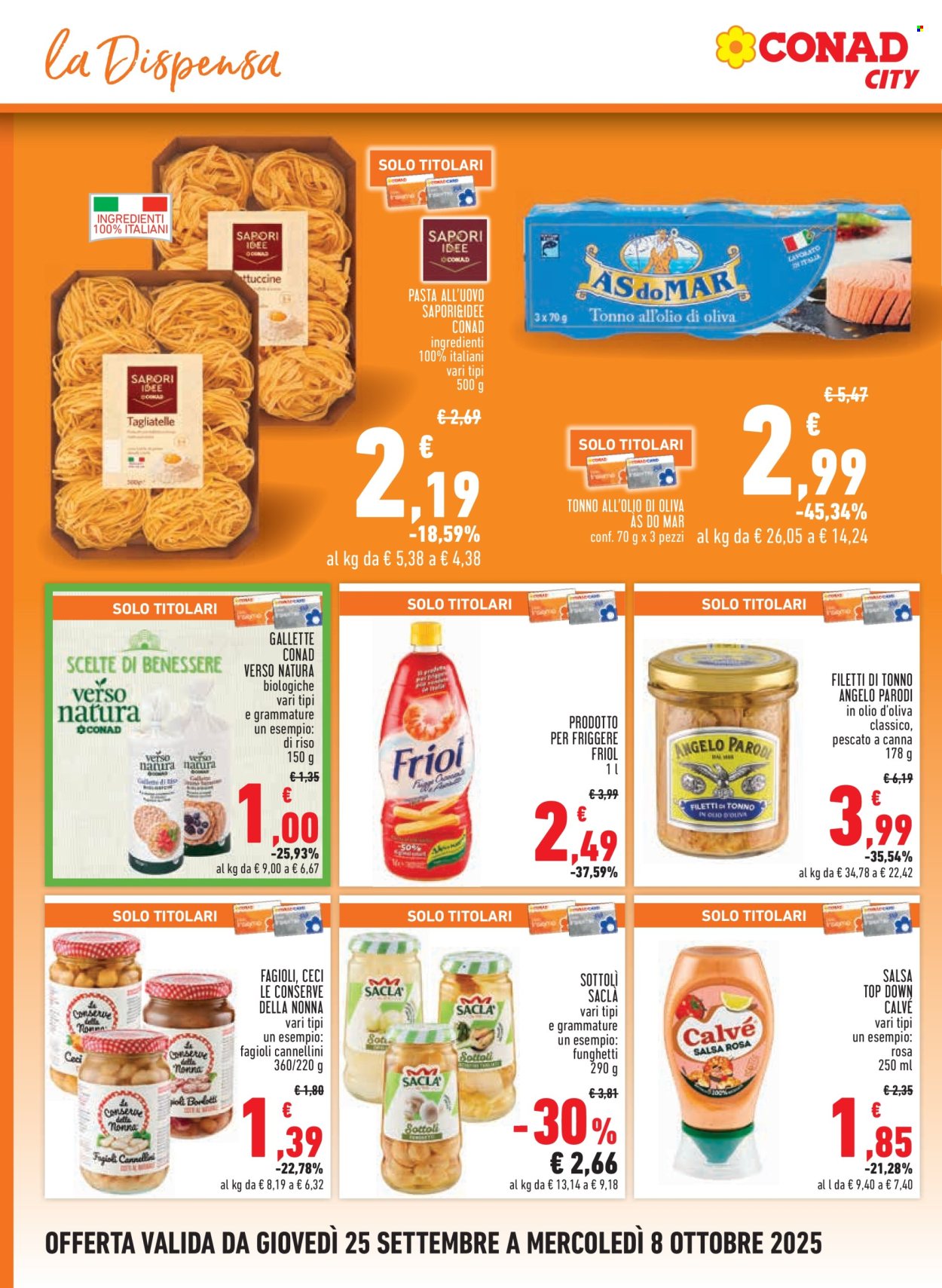 Volantino Conad - 25/9/2025 - 8/10/2025. Pagina 10