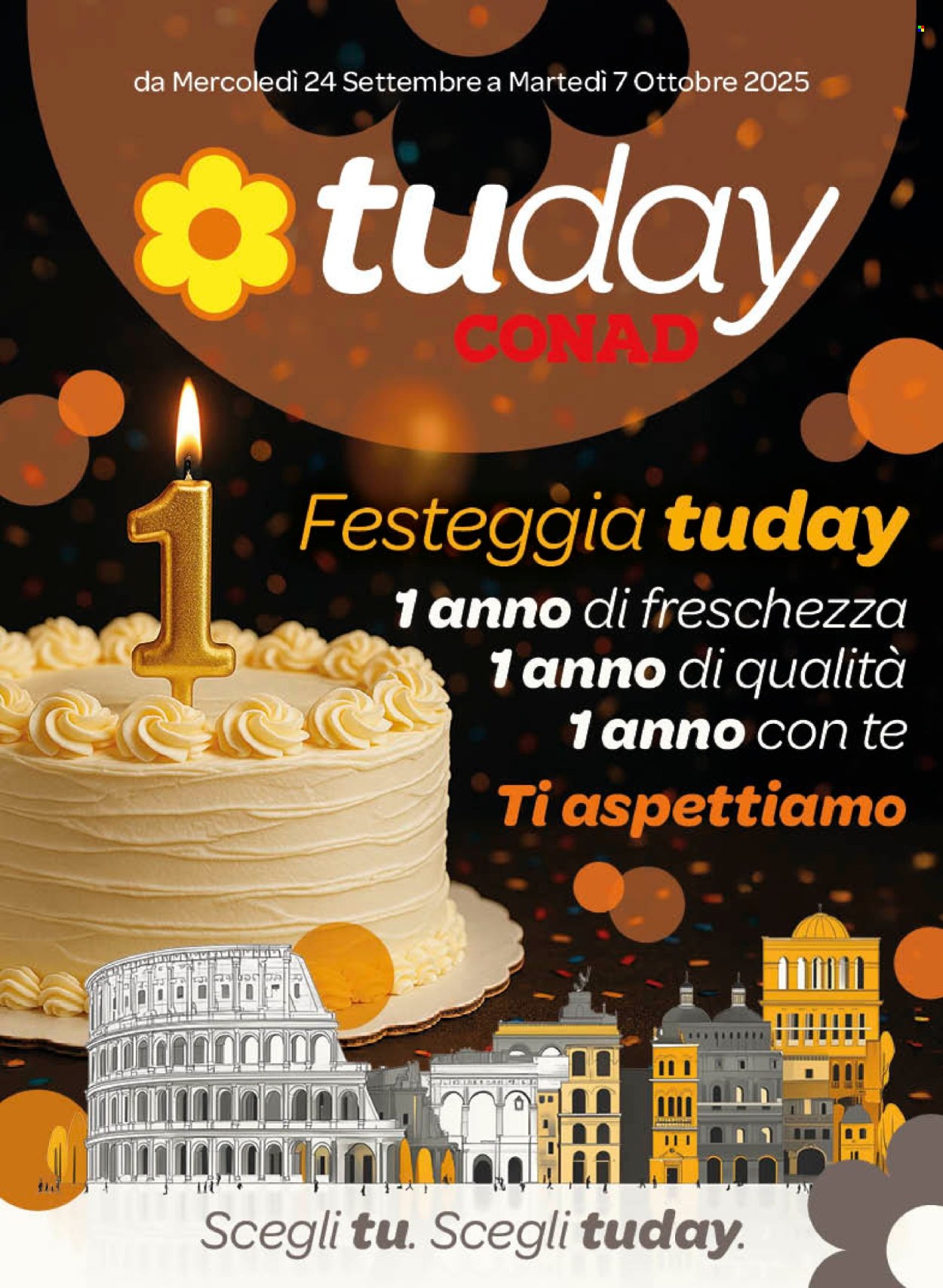 Volantino TuDay Conad - 24/9/2025 - 7/10/2025. Pagina 1