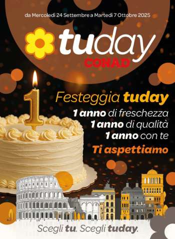Volantino TuDay Conad - 24/9/2025 - 7/10/2025.