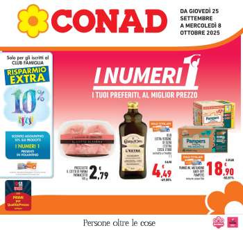 Volantino Conad - 25/9/2025 - 8/10/2025.