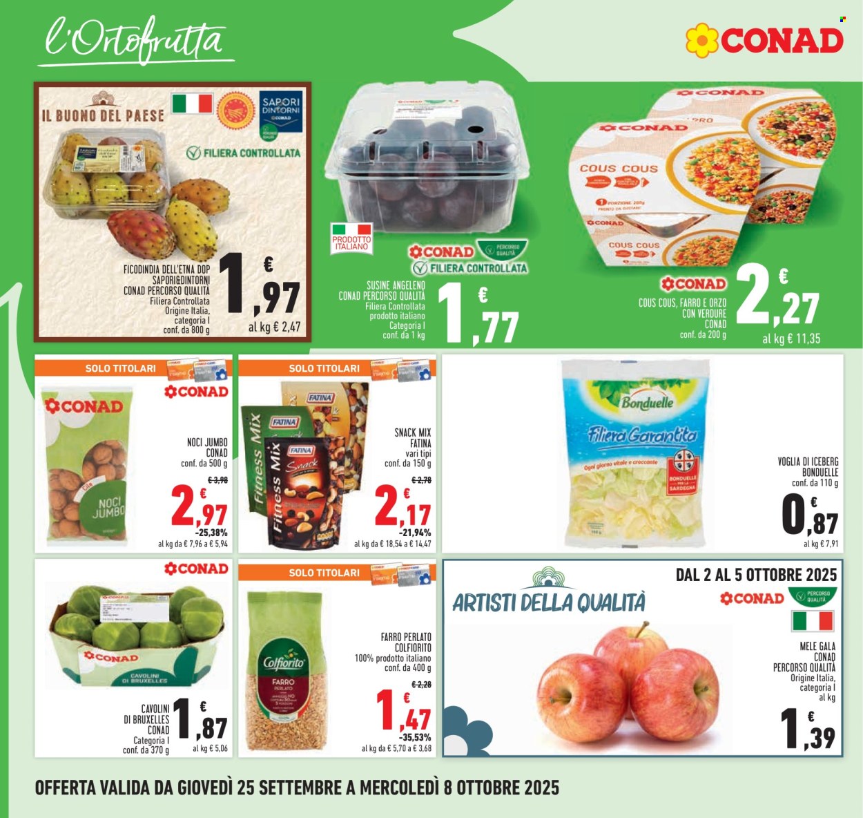 Volantino Conad - 25/9/2025 - 8/10/2025. Pagina 8
