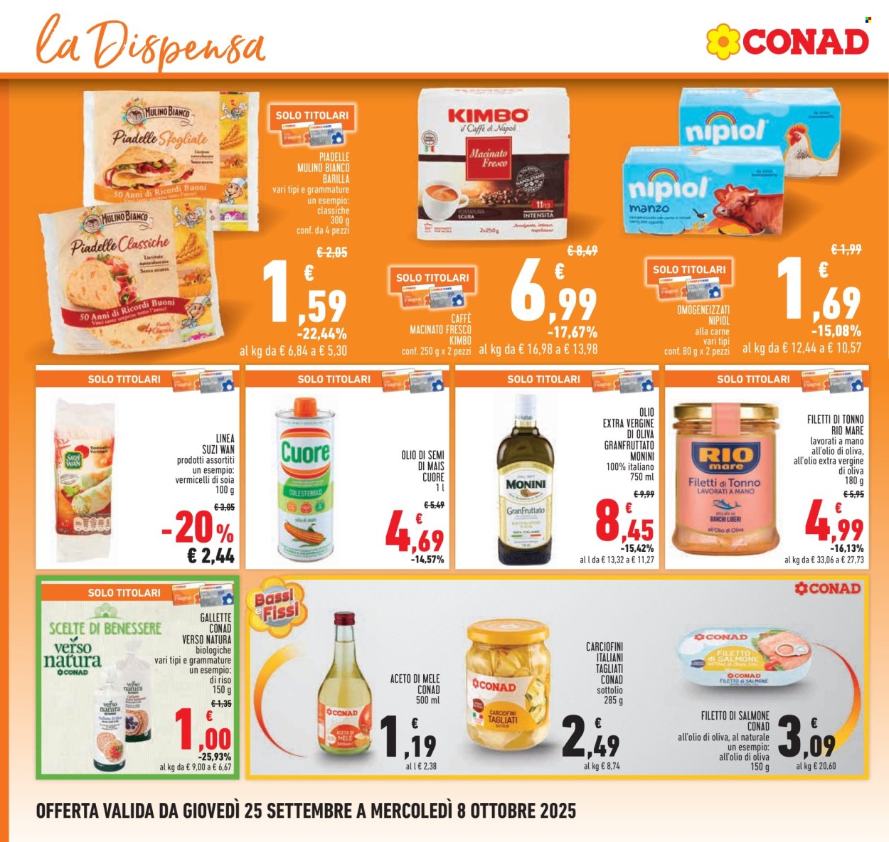 Volantino Conad - 25/9/2025 - 8/10/2025. Pagina 14