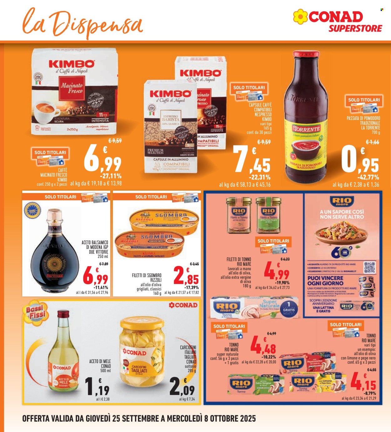 Volantino Conad - 25/9/2025 - 8/10/2025. Pagina 18