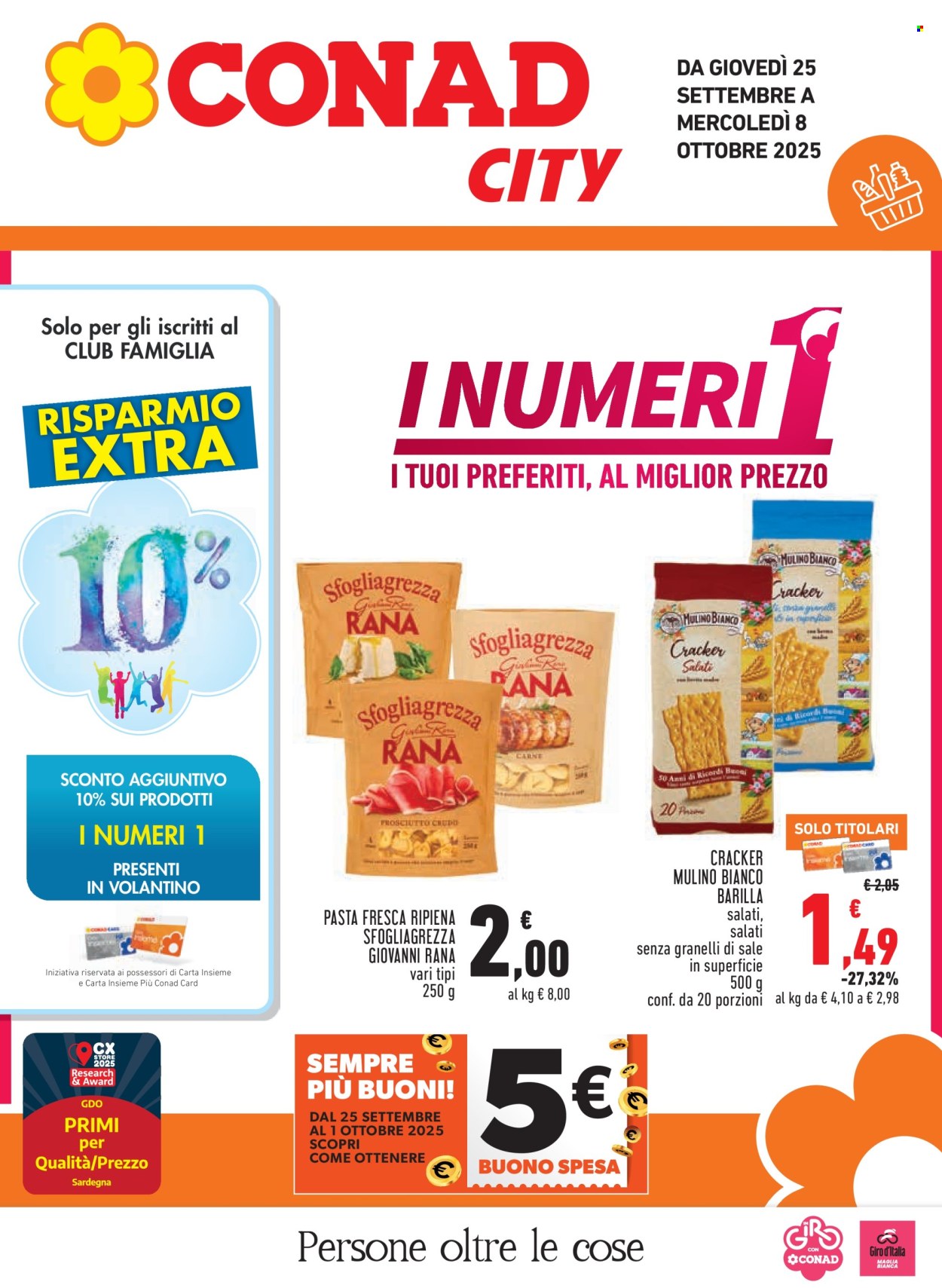 Volantino Conad - 25/9/2025 - 8/10/2025. Pagina 1
