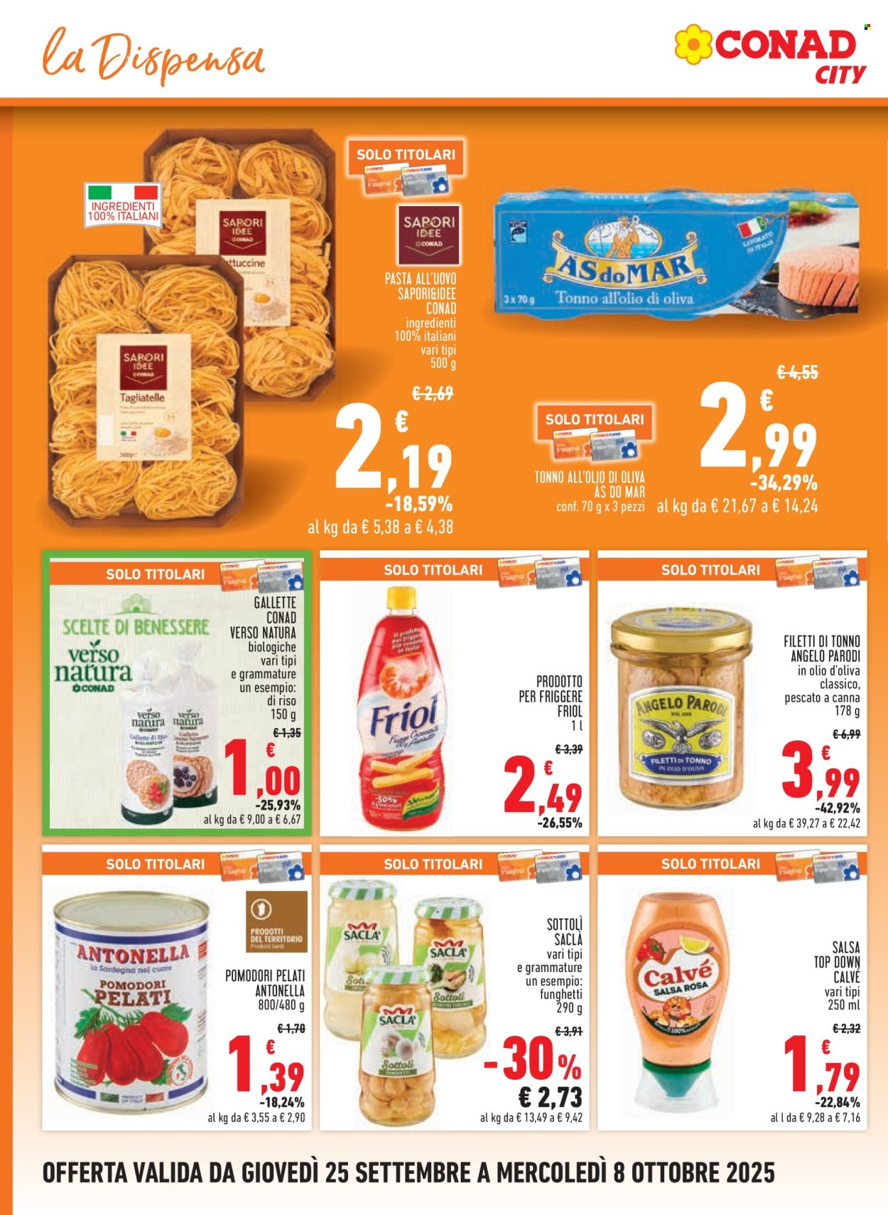 Volantino Conad - 25/9/2025 - 8/10/2025. Pagina 10
