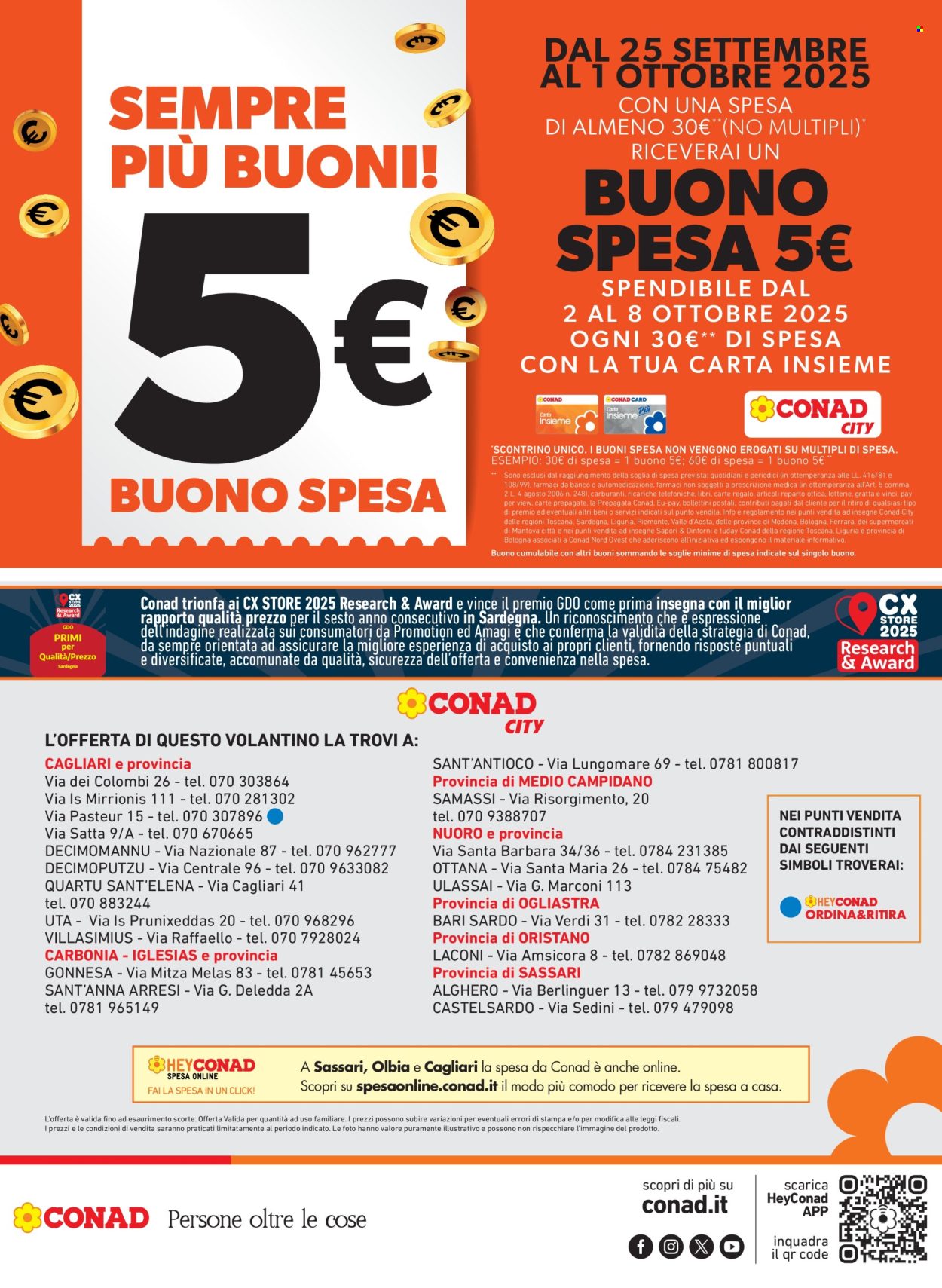 Volantino Conad - 25/9/2025 - 8/10/2025. Pagina 20