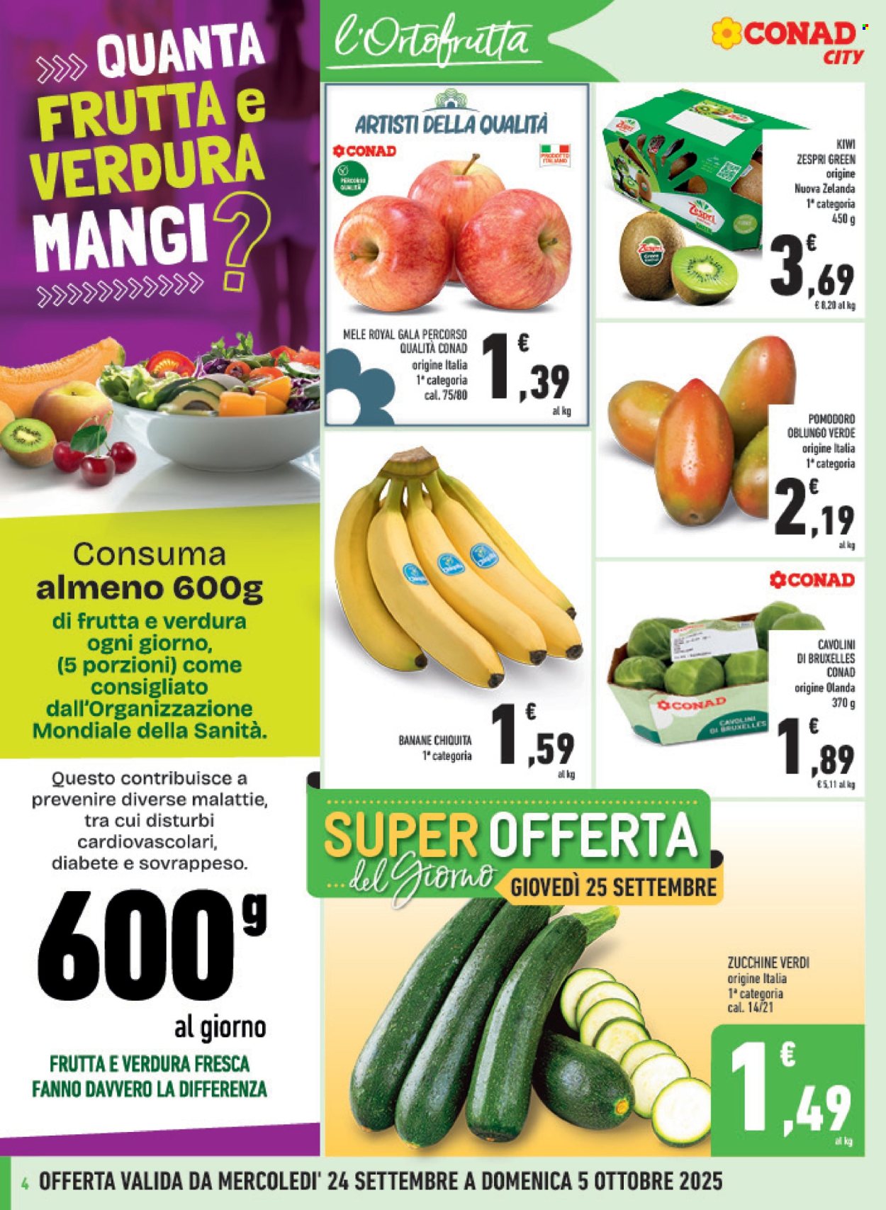 Volantino Conad - 24/9/2025 - 5/10/2025. Pagina 4