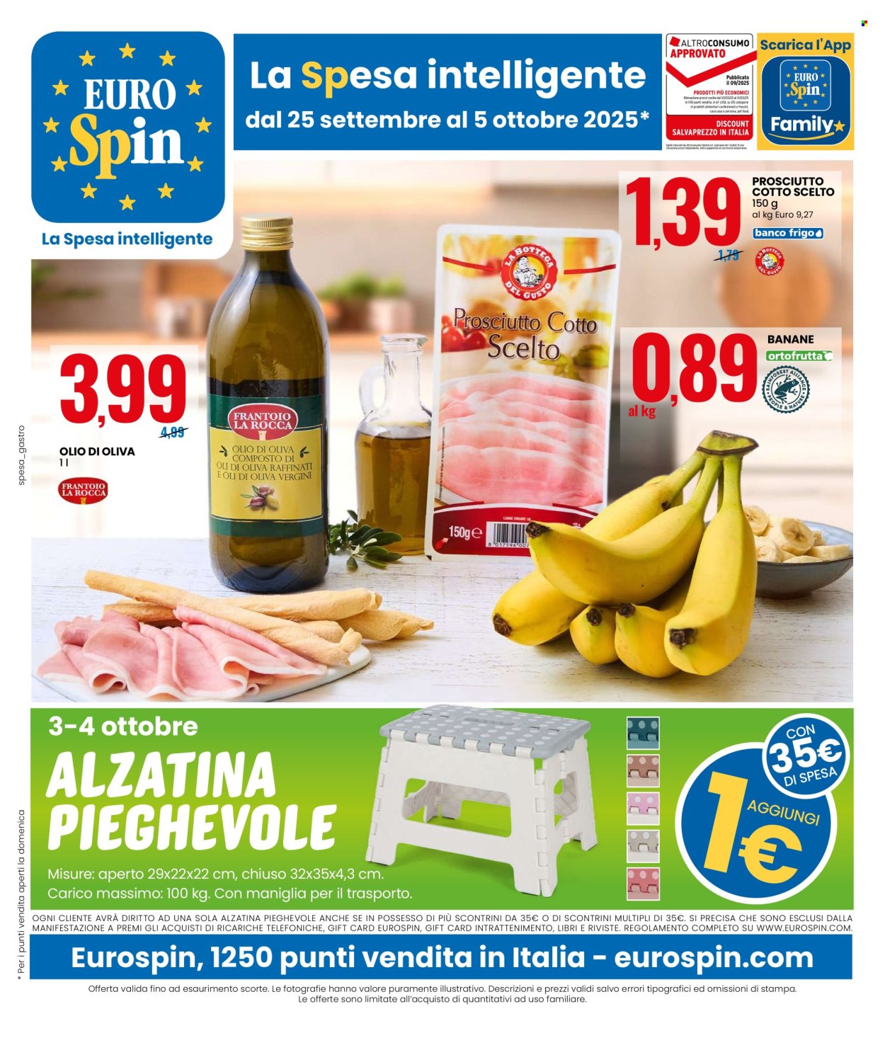 Volantino EuroSpin - 25/9/2025 - 5/10/2025. Pagina 1