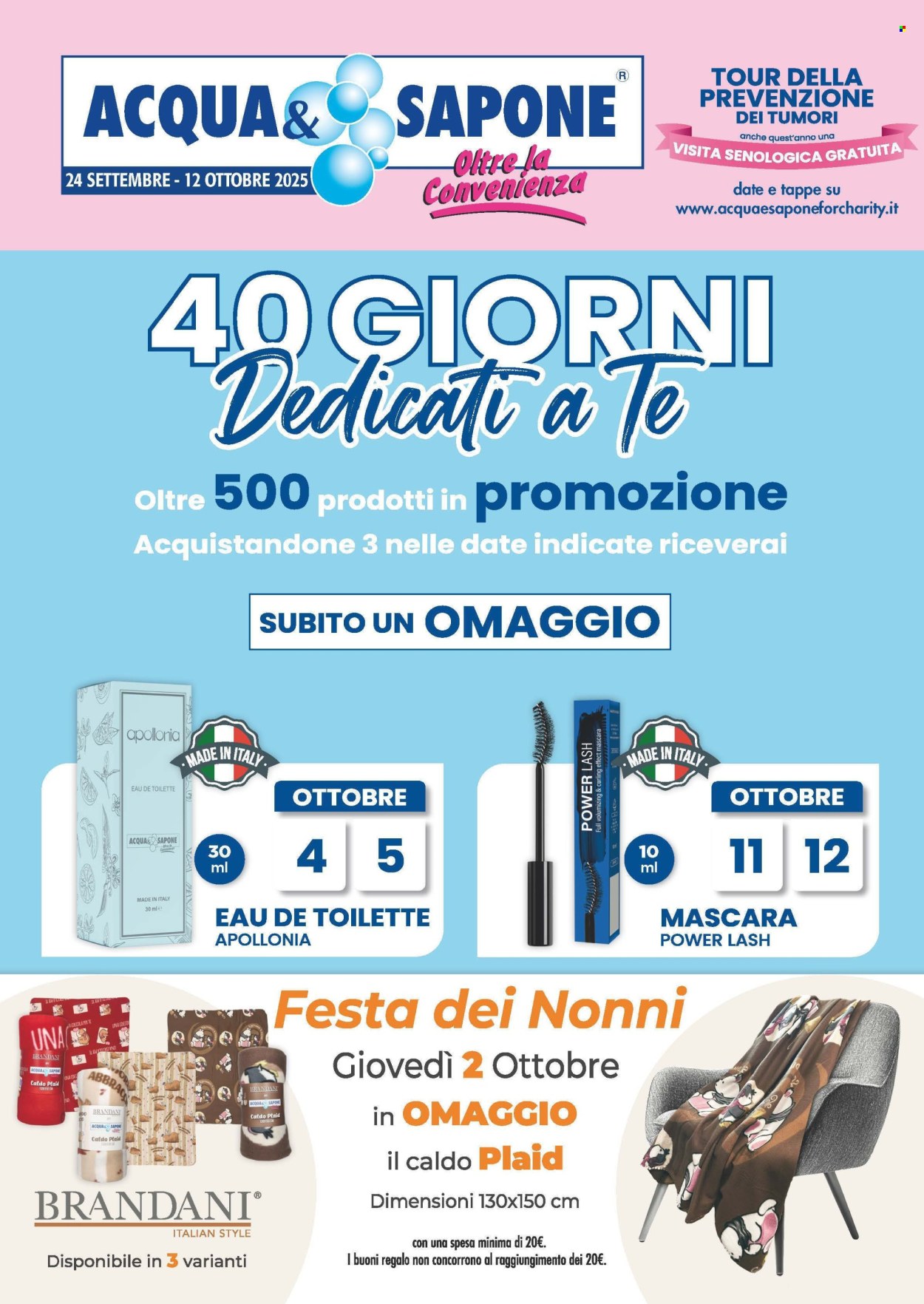 Volantino Acqua & Sapone - 24/9/2025 - 12/10/2025. Pagina 1