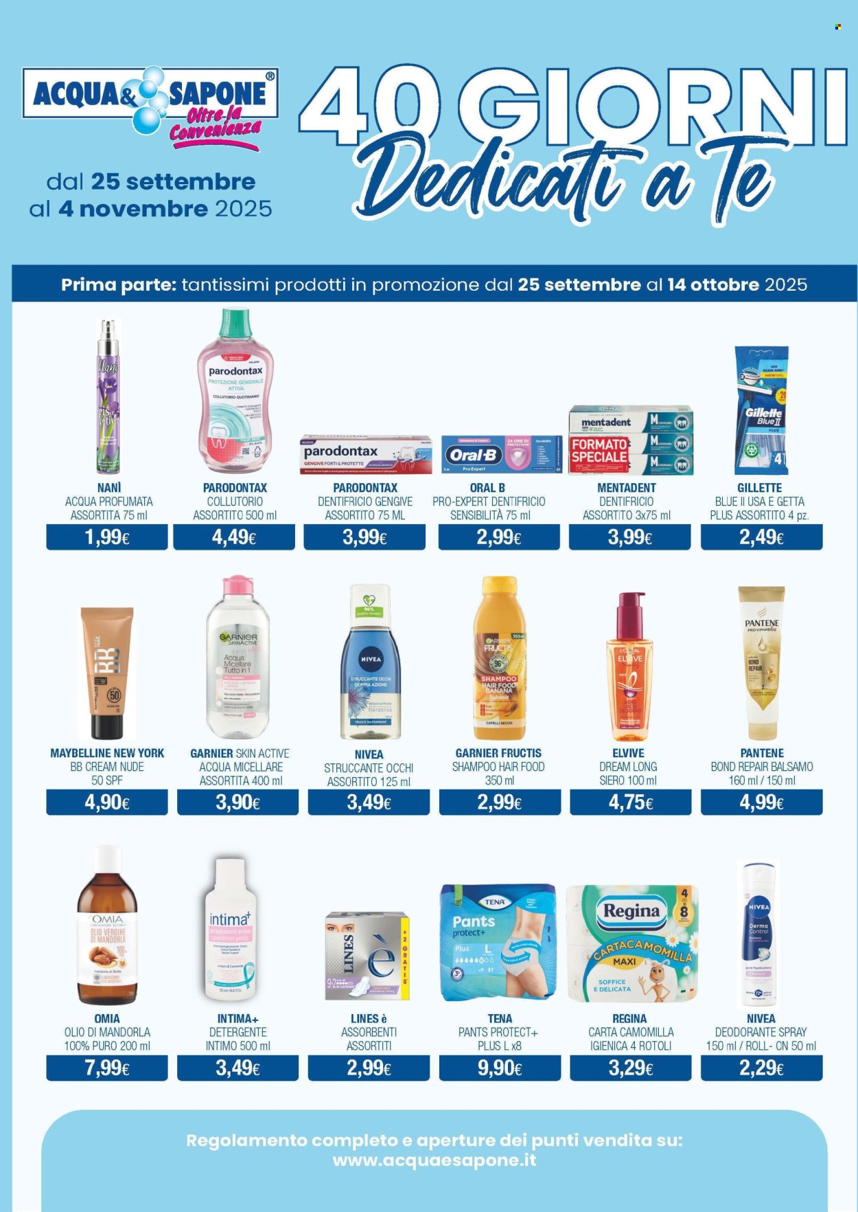 Volantino Acqua & Sapone - 24/9/2025 - 12/10/2025. Pagina 2