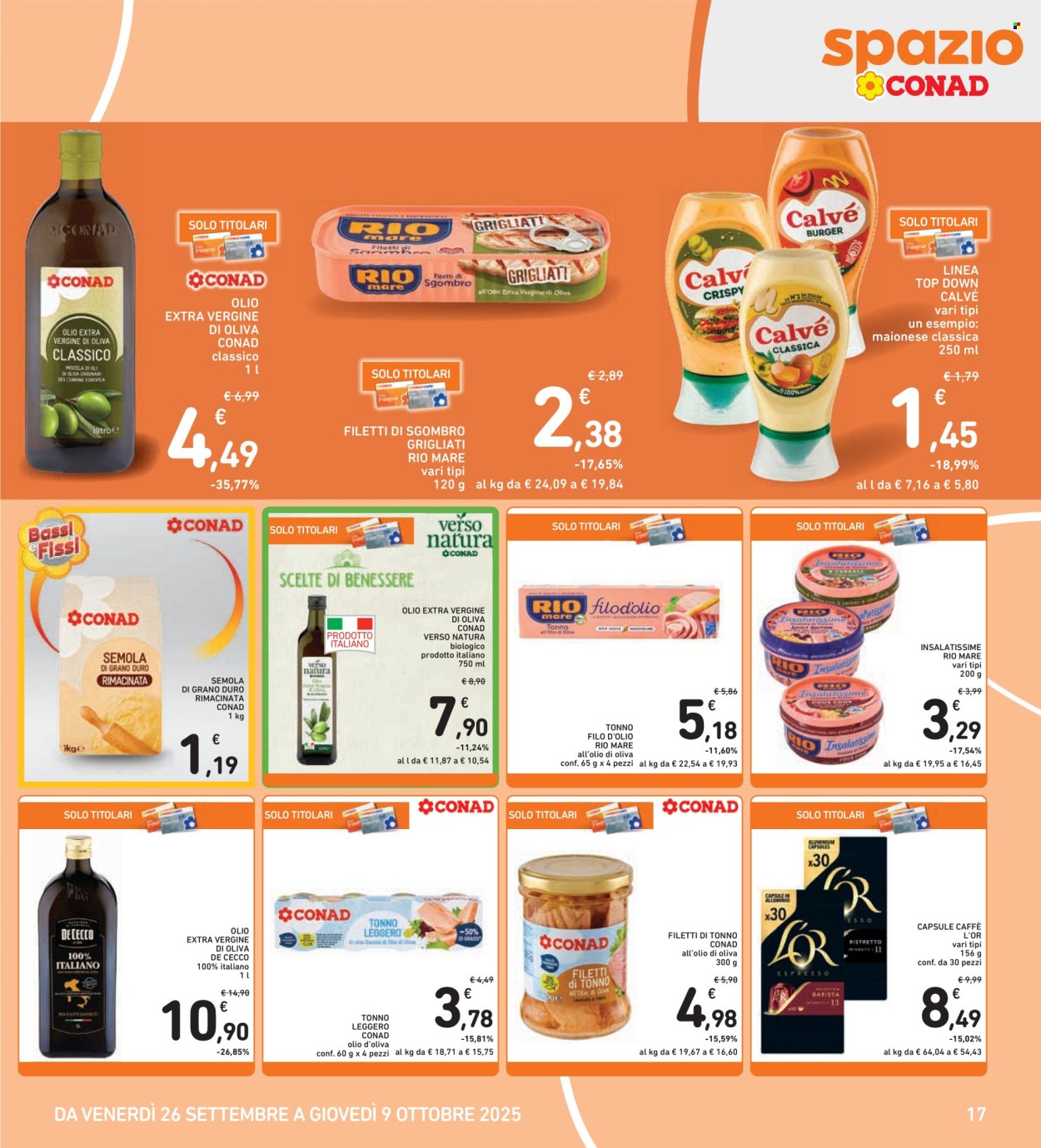Volantino Spazio Conad - 26/9/2025 - 9/10/2025. Pagina 17