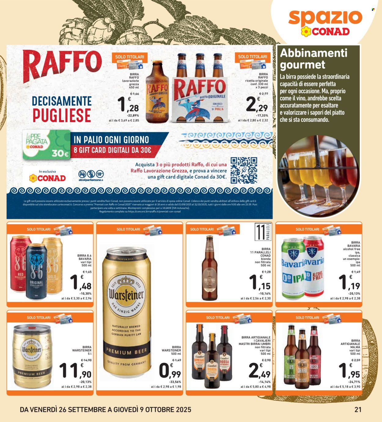 Volantino Spazio Conad - 26/9/2025 - 9/10/2025. Pagina 21
