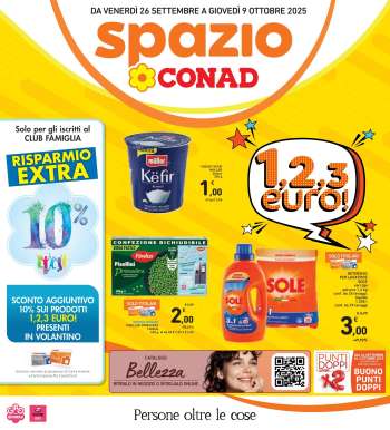 Volantino Spazio Conad - 26/9/2025 - 9/10/2025.