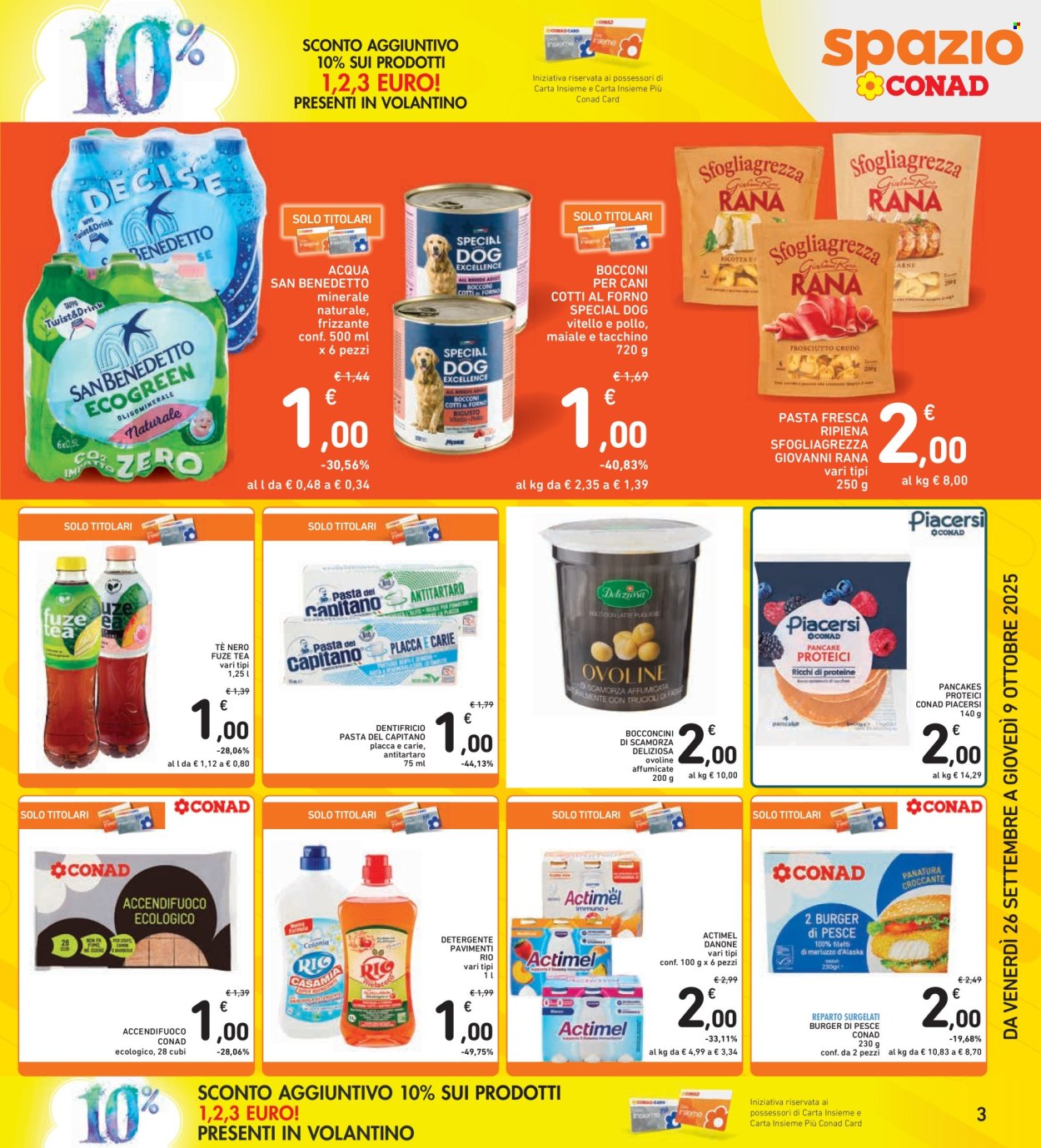 Volantino Spazio Conad - 26/9/2025 - 9/10/2025. Pagina 3