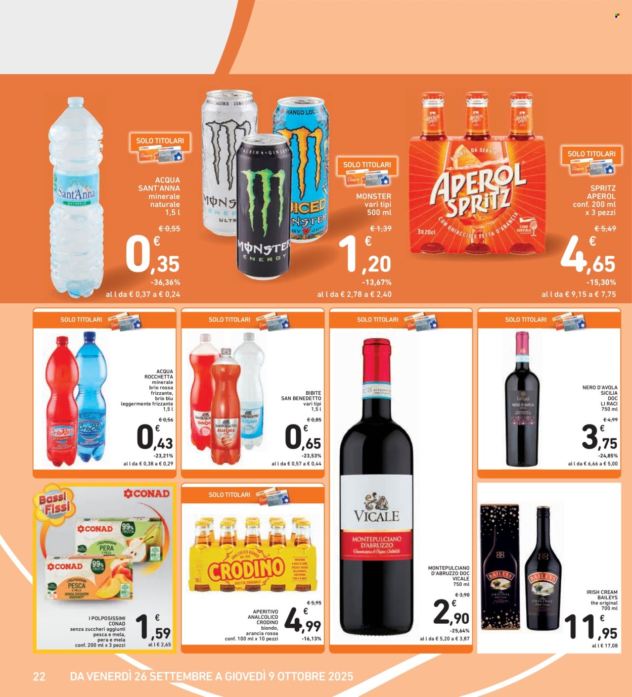 Volantino Spazio Conad - 26/9/2025 - 9/10/2025. Pagina 22
