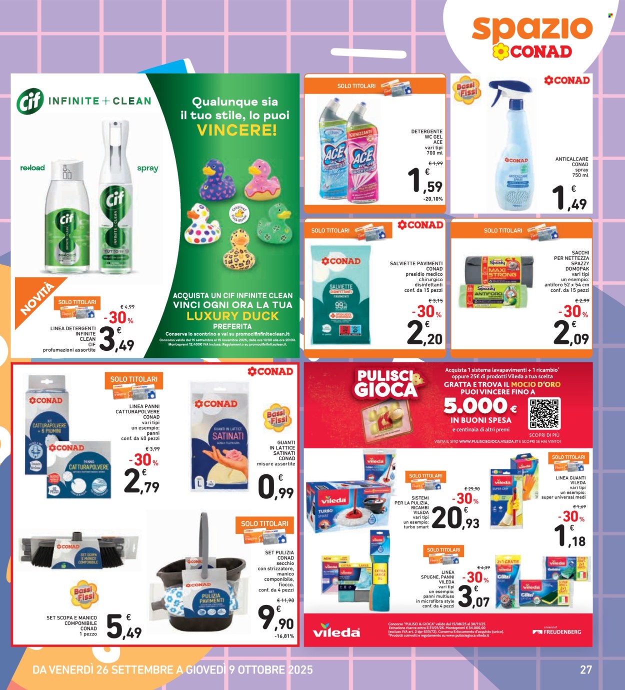 Volantino Spazio Conad - 26/9/2025 - 9/10/2025. Pagina 27