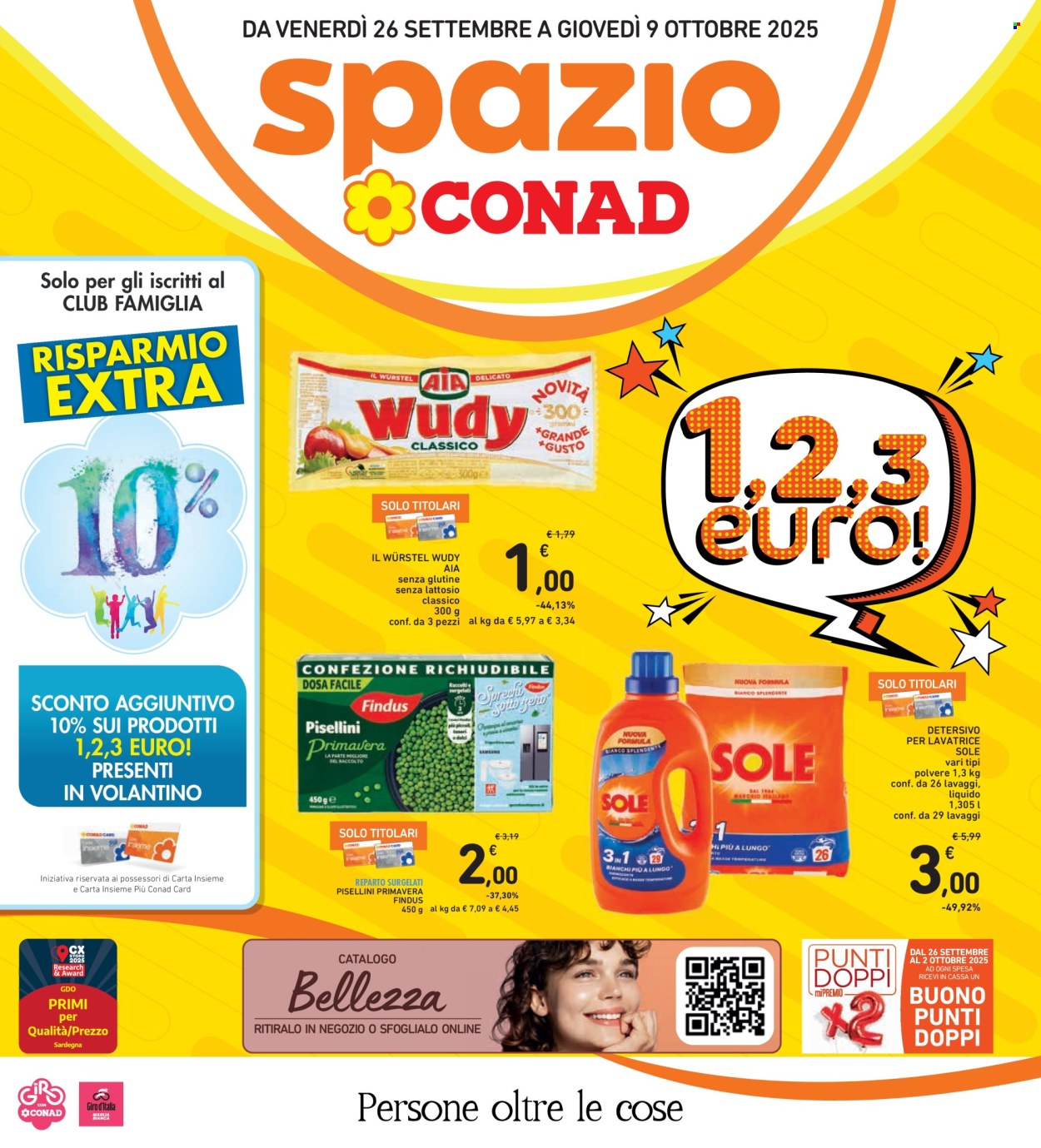Volantino Spazio Conad - 26/9/2025 - 9/10/2025. Pagina 1