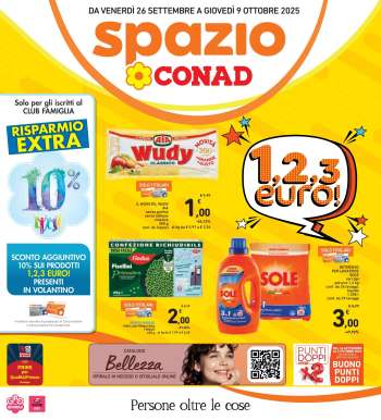 Volantino Spazio Conad - 26/9/2025 - 9/10/2025.