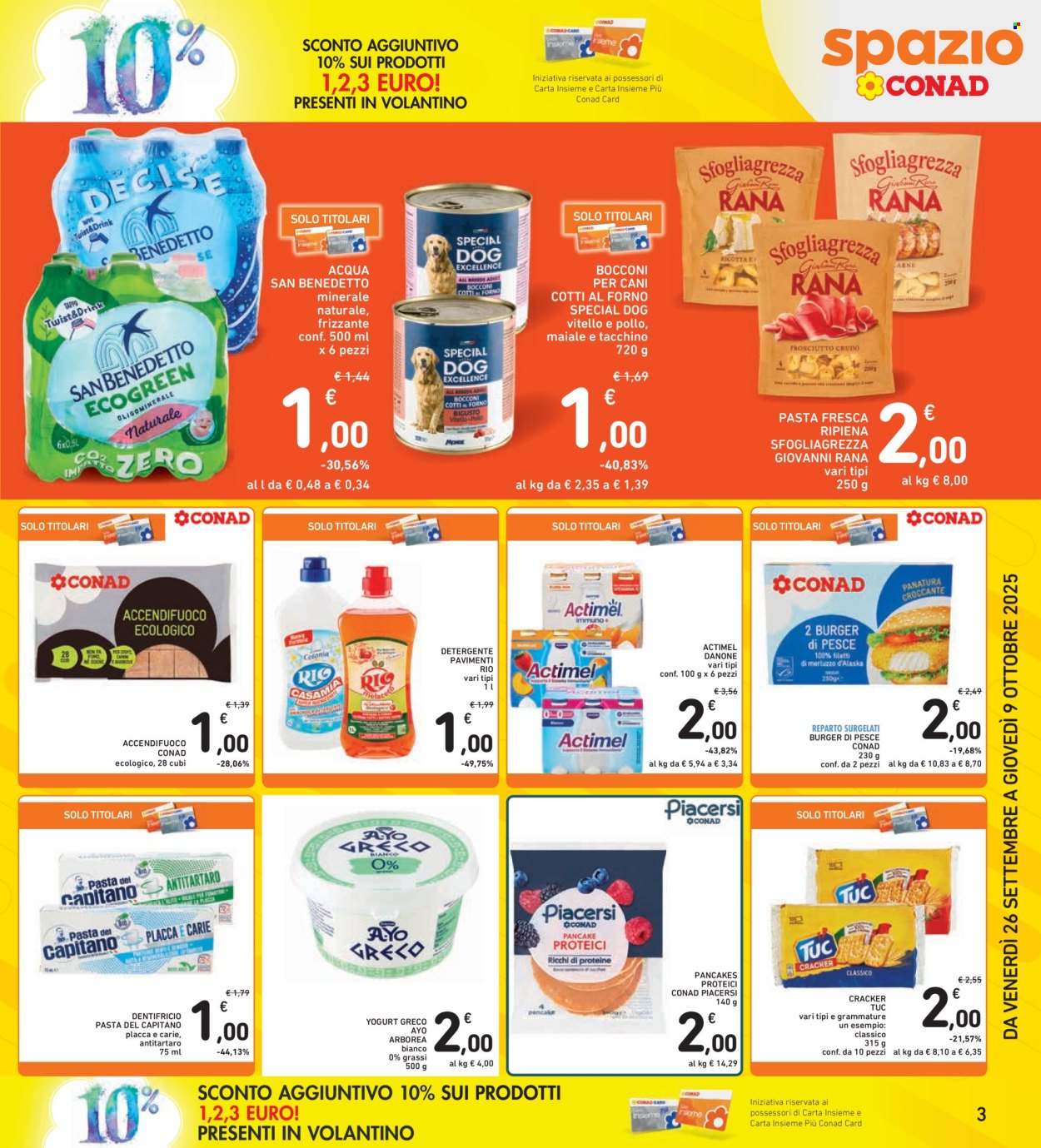 Volantino Spazio Conad - 26/9/2025 - 9/10/2025. Pagina 3