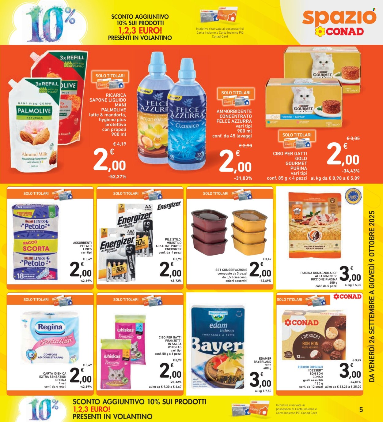 Volantino Spazio Conad - 26/9/2025 - 9/10/2025. Pagina 5