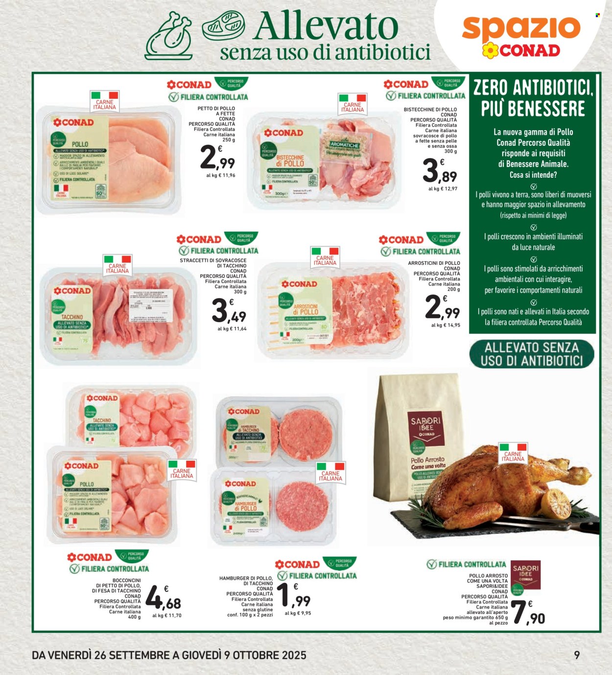 Volantino Spazio Conad - 26/9/2025 - 9/10/2025. Pagina 9