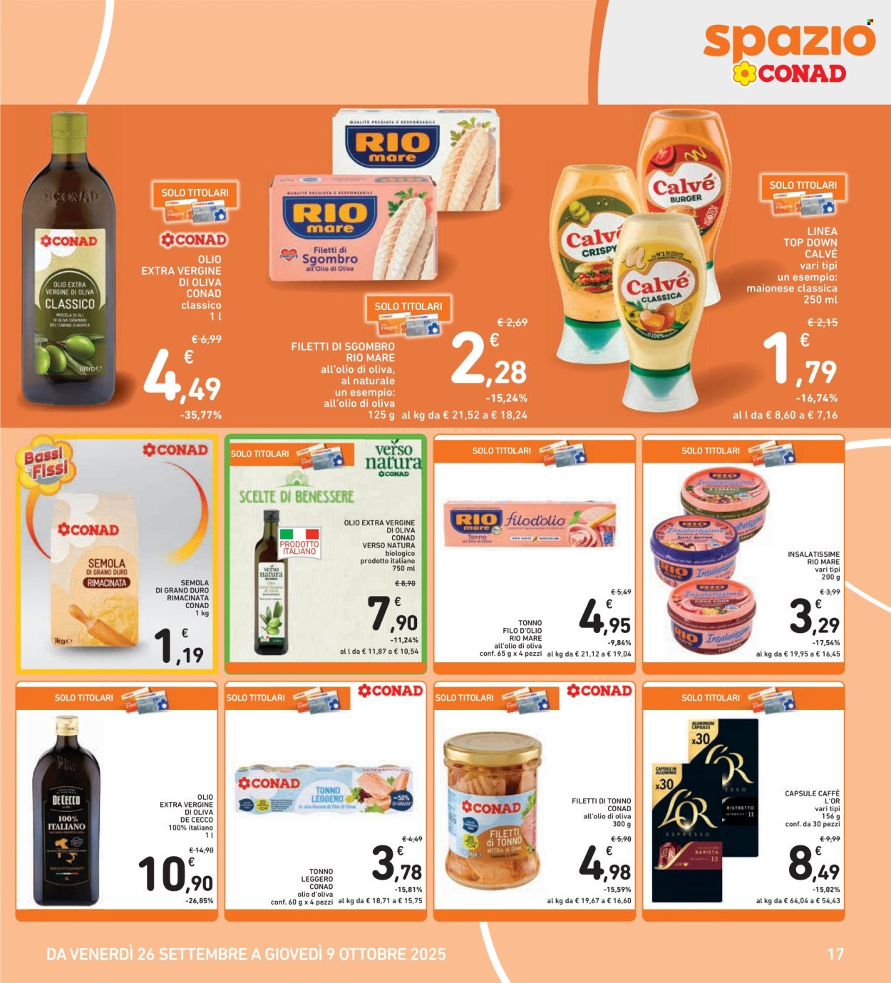 Volantino Spazio Conad - 26/9/2025 - 9/10/2025. Pagina 17