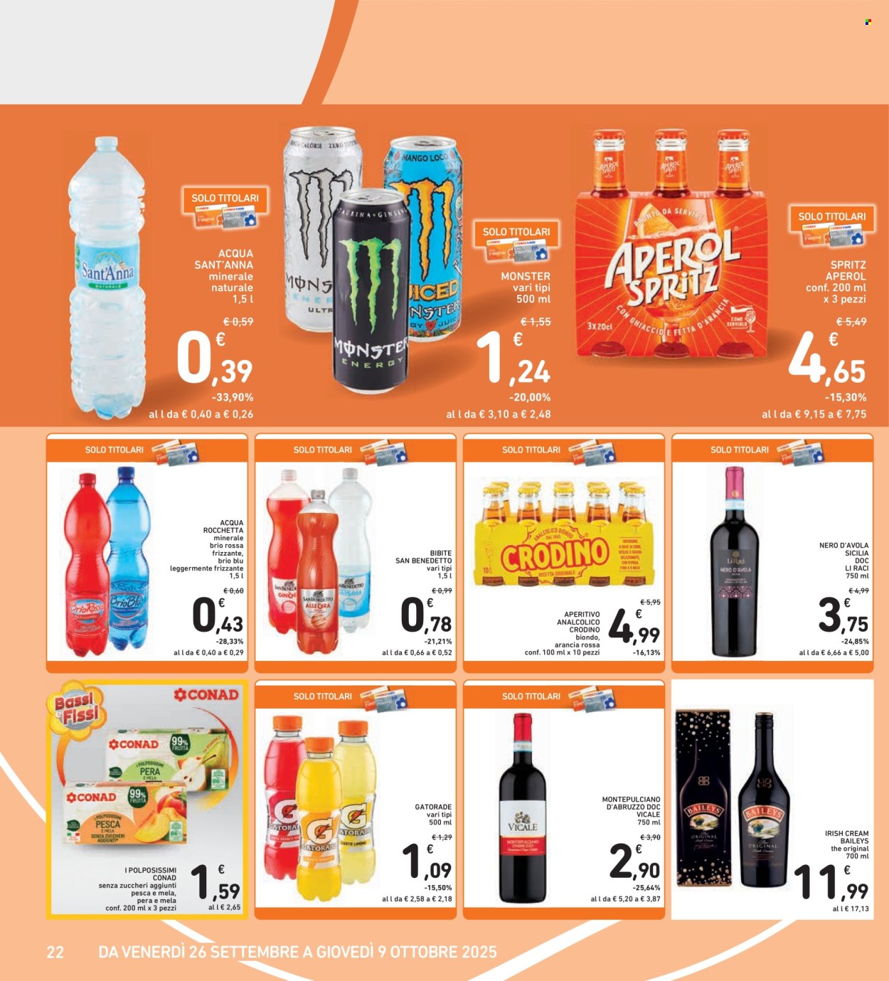Volantino Spazio Conad - 26/9/2025 - 9/10/2025. Pagina 22