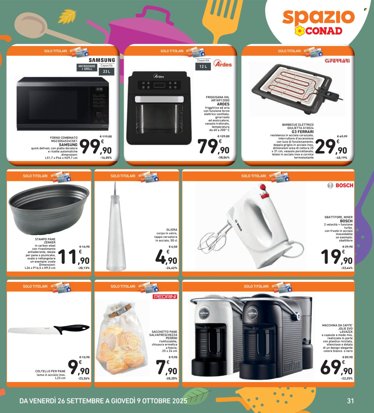 Volantino Spazio Conad - 26/9/2025 - 9/10/2025. Pagina 31