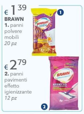 BRAWN panni polvere mobili