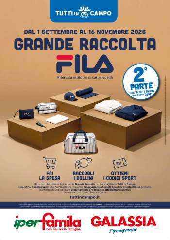 Volantino Famila - 22/9/2025 - 8/10/2025.