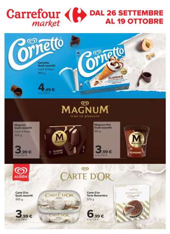 Volantino Carrefour - 26/9/2025 - 19/10/2025.