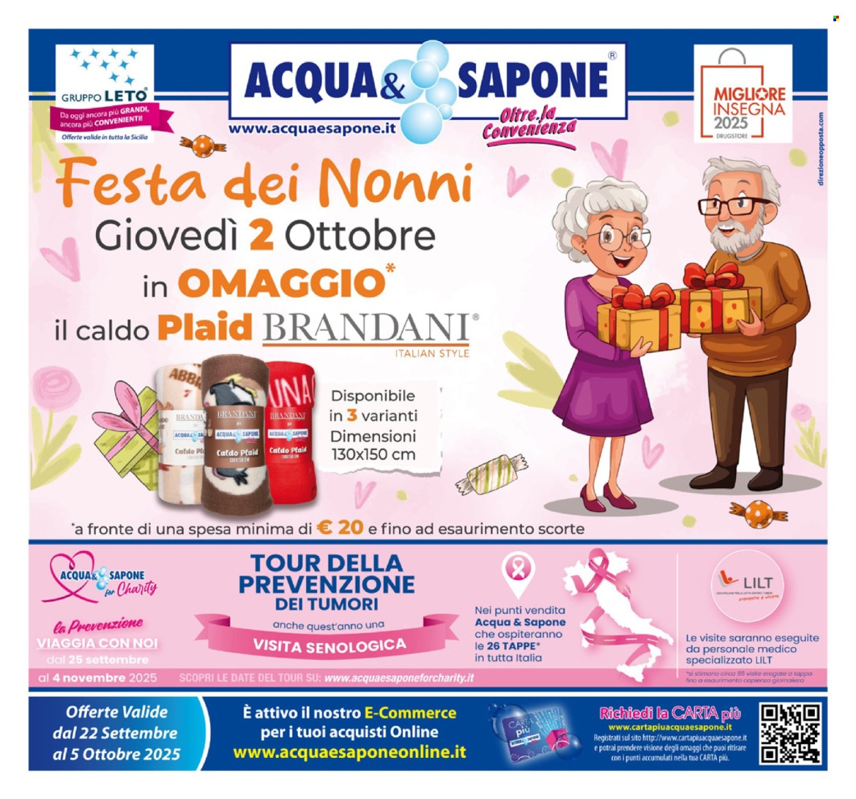 Volantino Acqua & Sapone - 22/9/2025 - 5/10/2025. Pagina 1