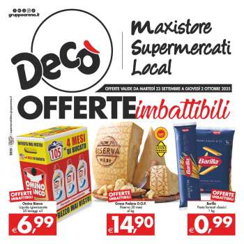 Volantino Deco - 23/9/2025 - 2/10/2025.