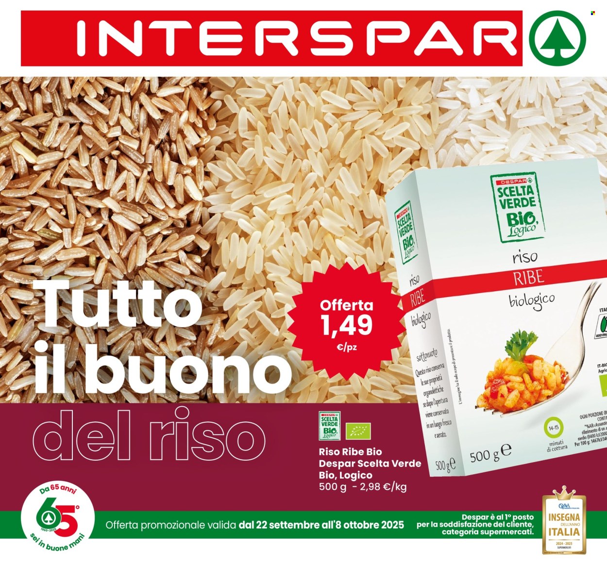 Volantino Interspar - 22/9/2025 - 8/10/2025. Pagina 1