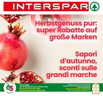 Volantino Interspar - 23/9/2025 - 8/10/2025.