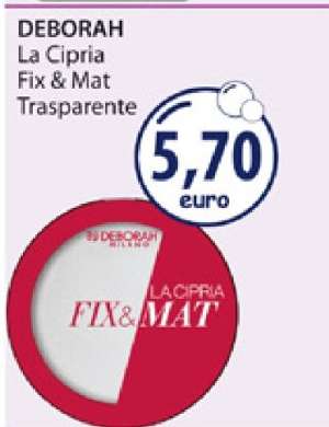 DEBORAH La Cipria Fix & Mat Trasparente