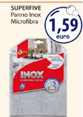 SUPERFIVE Panno Inox Microfibra