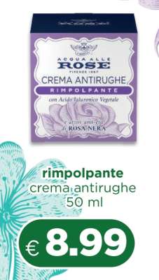 Acqua alle Rose Crema Antirughe Rimpolpante